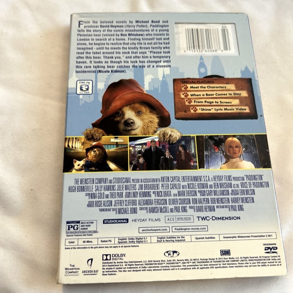 Paddington (DVD, 2014) New Manicured Seal - Picture 2 of 9